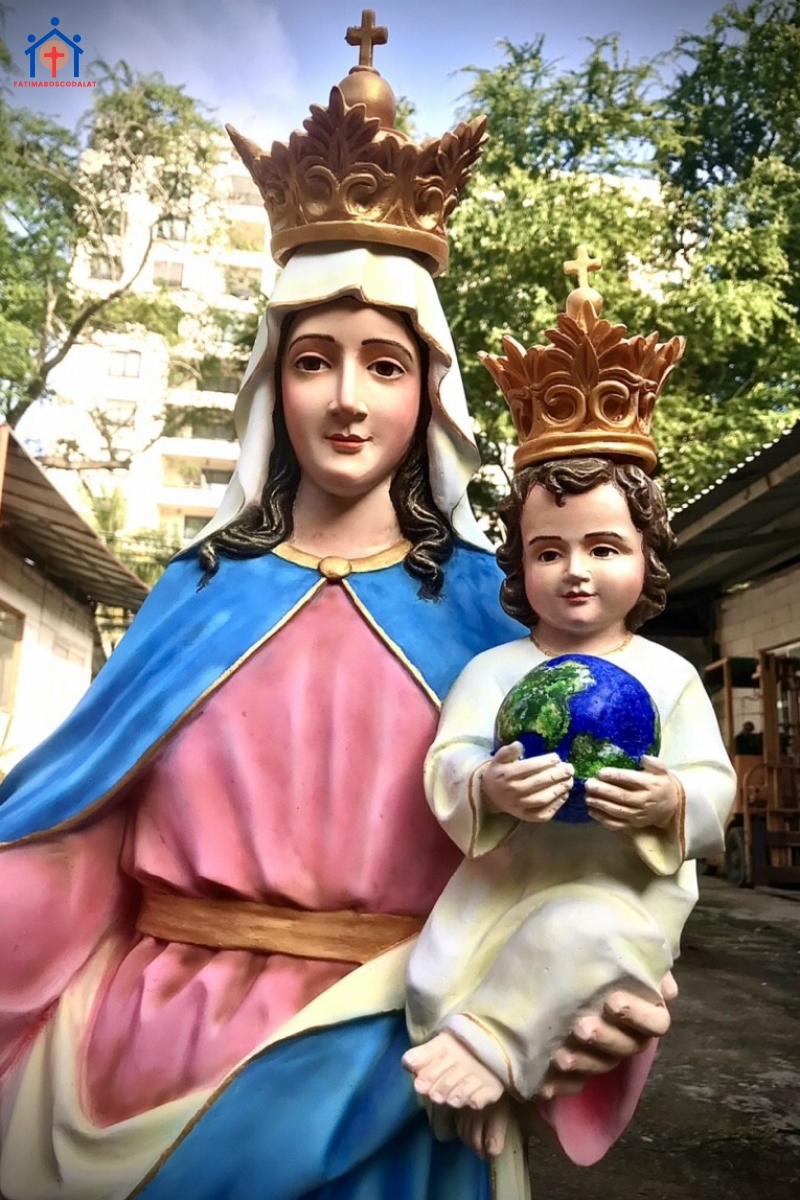 Tượng Mẹ Phù Hộ 1m