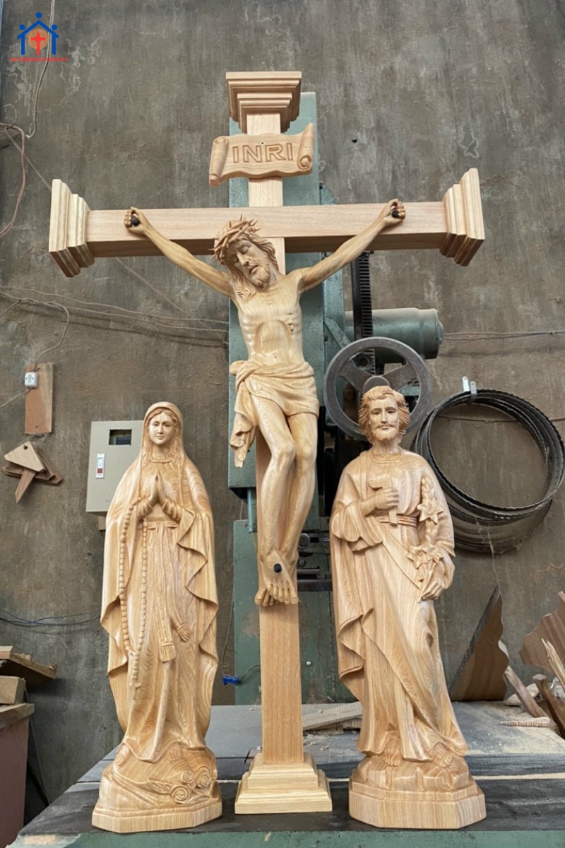 Bộ tượng pơmu x 40cm